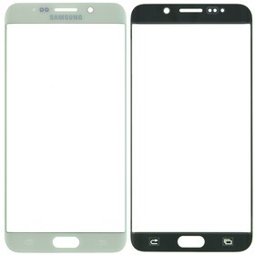 Стекло белый для Samsung Galaxy S6 edge+ SM-G928F