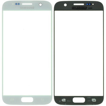 Стекло белый для Samsung Galaxy S7 (SM-G930FD)