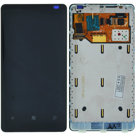 Модуль (дисплей + тачскрин) для Nokia Lumia 800 с рамкой (Premium)