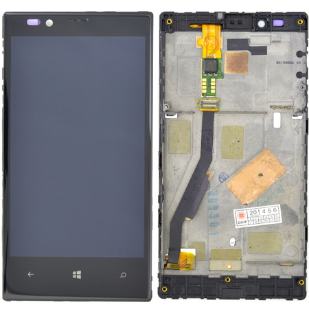 Модуль (дисплей + тачскрин) для Nokia Lumia 720 (RM-885) черный (Premium)