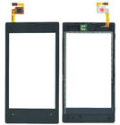 Тачскрин для Nokia Lumia 520 с рамкой черный