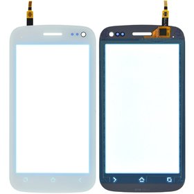 Тачскрин белый для Fly IQ450 Quattro Horizon 2