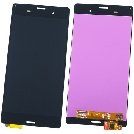 Модуль (дисплей + тачскрин) черный для Sony Xperia Z3 (D6603)