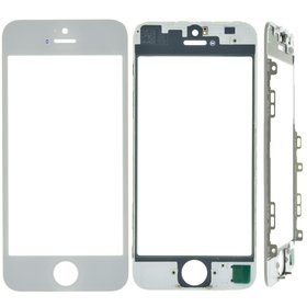 Стекло белый для Apple iPhone 5C (A1526)