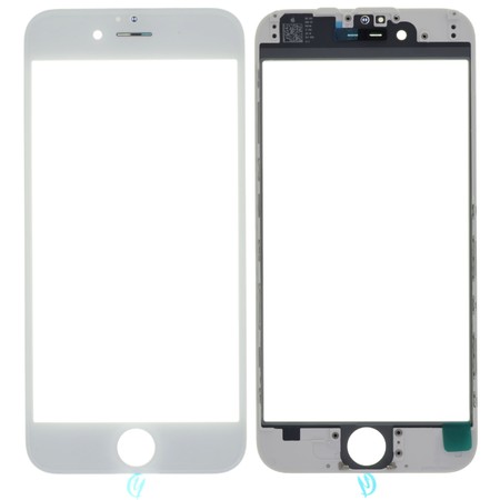 Стекло белый для Apple iPhone 6 A1586