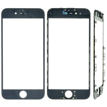 Стекло + рамка + плёнка OCA для Apple iPhone 6 черный