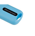 Микроскоп цифровой Лупа, карманный, с подсветкой, голубой