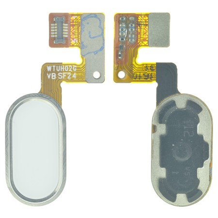 Шлейф / плата для Meizu M3 Note (M681H) на кнопку HOME (отпечатка пальца) / белый