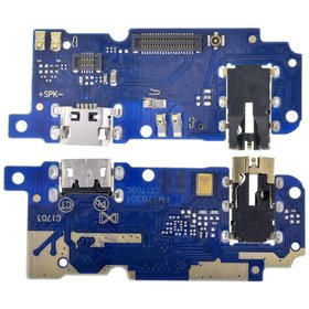 Шлейф / плата на системный разъем (нижняя плата) для Meizu M5 (M611A)