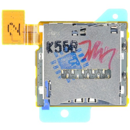 Шлейф / плата на SIM reader для Sony Xperia T2 Ultra (D5303)