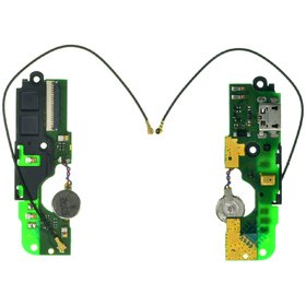 Шлейф / плата на системный разъем (нижняя плата) для Alcatel POP 4 7070X