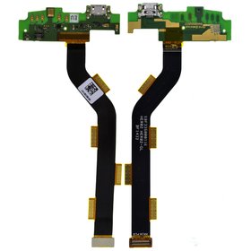 Шлейф / плата на системный разъем (нижняя плата) для Alcatel One Touch Hero 2 OT-8030Y