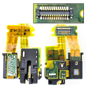 Шлейф / плата на аудио разъем для Sony Xperia Z (C6603)