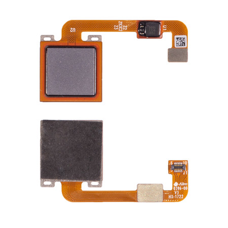Шлейф / плата для Xiaomi Redmi Note 4X (Snapdragon) 0396-00 V3 сканер отпечатка пальца / серебристый
