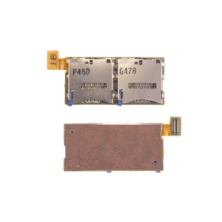 Шлейф / плата на SIM reader для Sony Xperia T2 Ultra Dual (D5322)