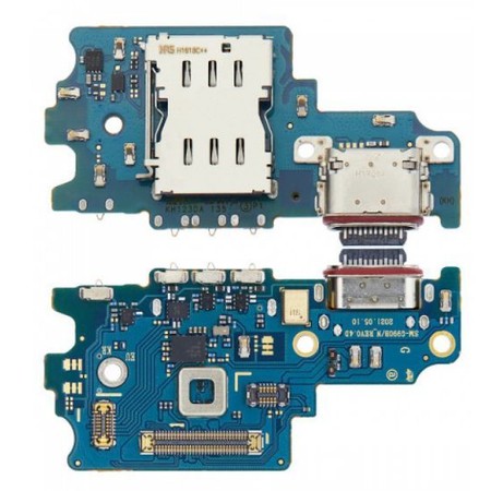 Шлейф / плата на системный разъем (нижняя плата) для Samsung Galaxy S21 FE SM-G990