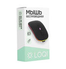 Компьютерная мышь беспроводная Bluetooth + 2.4G USB черная