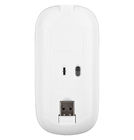 Компьютерная мышь беспроводная Bluetooth + 2.4G USB серебро