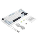 Клавиатура механическая беспроводная LOQI F75 бело-черный