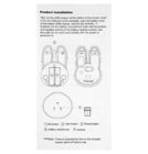 Компьютерная мышь беспроводная Кролик 2,4G USB бежевая