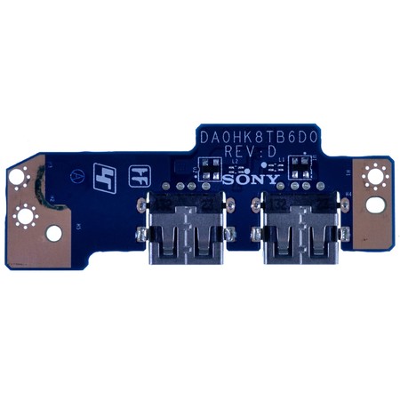 Шлейф / плата для Sony Vaio SVF1521E1RW (SVF152C29V) / DA0HK8TB6D0 REV:D на USB