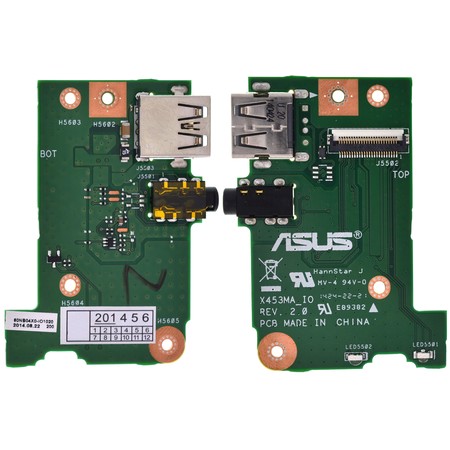 Шлейф / плата для Asus X553MA / X453_IO REV. 2.0 на аудио разъем