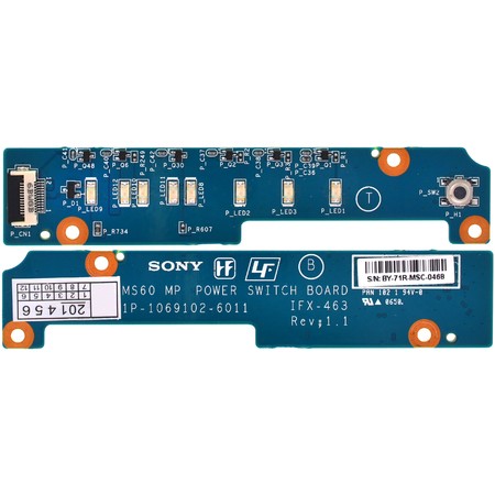 Шлейф / плата для Sony VAIO VGN-C2SR/G / 1P-1069102-6011 на кнопку включения
