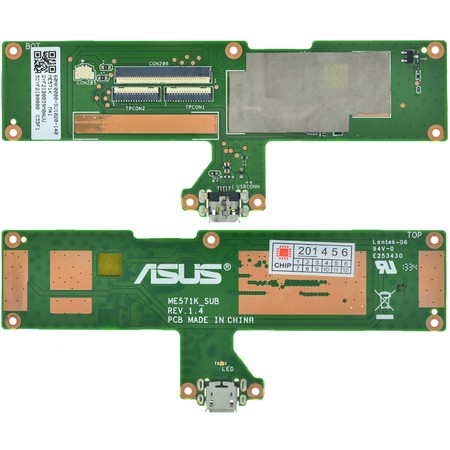 Шлейф / плата для ASUS Google Nexus 7 FHD 2013 (ME571K) k008 WIFI ME571K_SUB REV. 1.4 на тачскрин