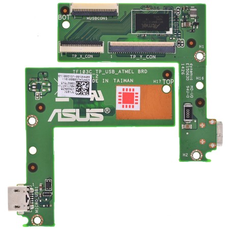 Шлейф / плата для ASUS Transformer Pad TF103C (K010) (WIFI) TF103C_TP_USB_ATMEL BRD на тачскрин