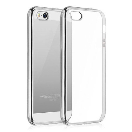 Силиконовый чехол для Apple iPhone 5, 5S, SE прозрачный, легкий и тонкий