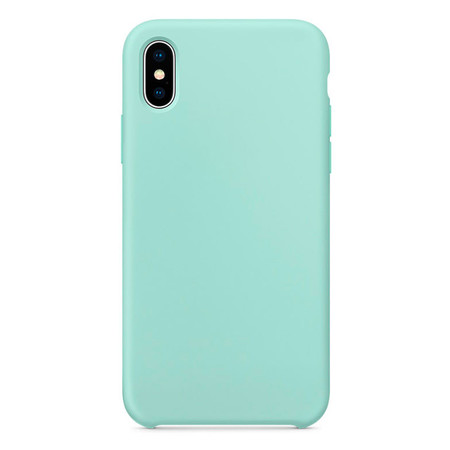 Чехол Silicone Case синее море для Apple iPhone X