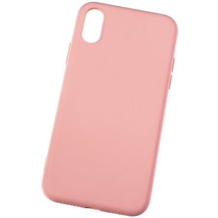 Чехол Silicone Case нежно-розовый для Apple iPhone X