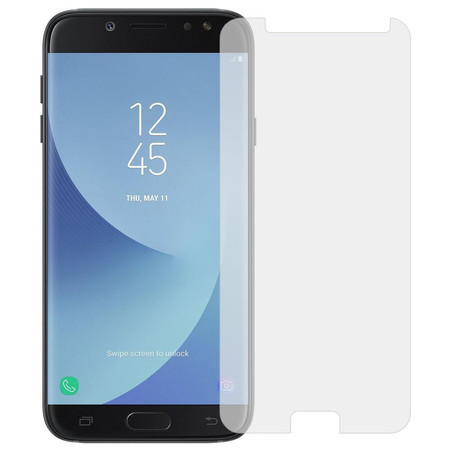 Защитное стекло 2,5D прозрачное для Samsung Galaxy J7 (2017) (SM-J730F)