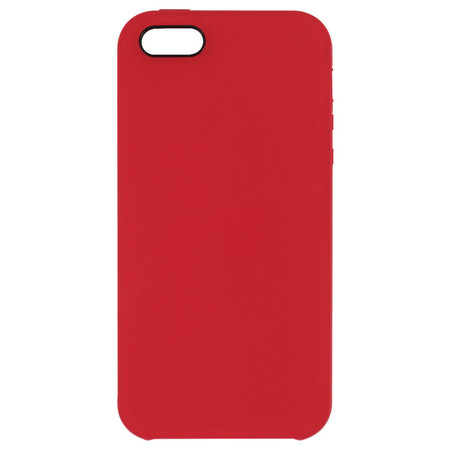 Чехол Silicone Case бордовый для Apple iPhone 5C (A1456)
