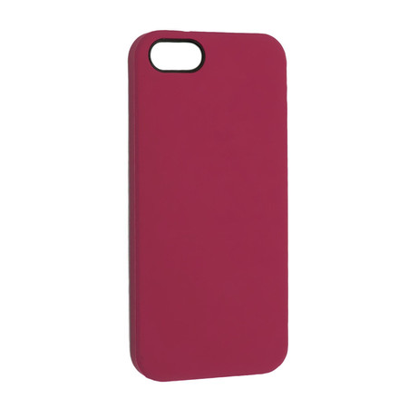 Чехол Silicone Case малиновый для Apple iPhone 5S (A1533)