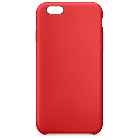 Чехол Silicone Case красный для Apple iPhone 6 A1549 (модель CDMA)