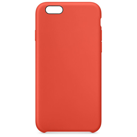 Чехол Silicone Case морковный для Apple iPhone 6 A1549 (модель CDMA)