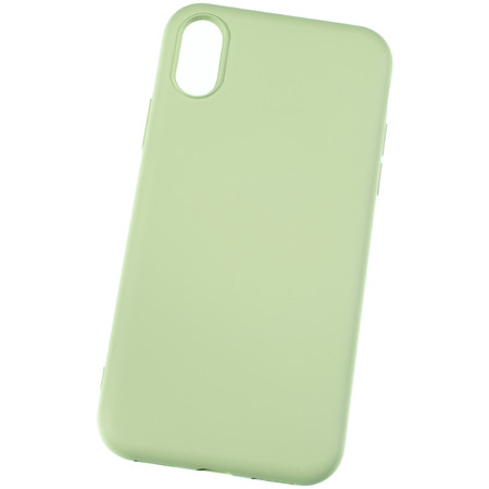 Чехол Silicone Case мятный для Apple iPhone X