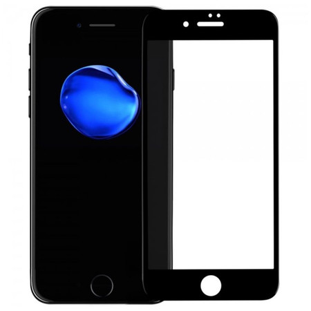 Защитное стекло для Apple iPhone 7 Plus, 8 Plus полное покрытие (полноэкранное) черное
