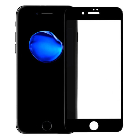 Защитное стекло П/П 10D черное для Apple iPhone 8 (A1864)