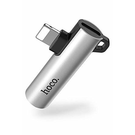 Переходник HOCO Lighting to 3,5 jack Hoco LS21 серебристый для Apple iPhone 7 Plus (A1784)
