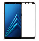 Защитное стекло П/П черное для Samsung Galaxy A8 plus SM-A730F