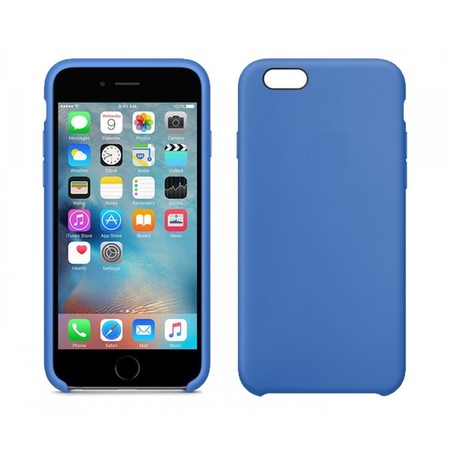 Чехол Silicone Case синий для Apple iPhone 5S (A1533)