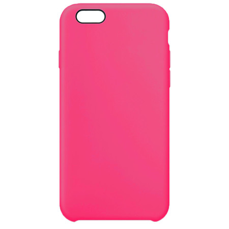 Чехол Silicone Case кислотно-розовый для Apple iPhone 6 A1586