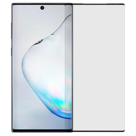 Защитное стекло для Samsung Galaxy Note 10 полное покрытие (полноэкранное) черное