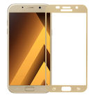 Защитное стекло золотое П/П для Samsung Galaxy A7 (2017) SM-A720F
