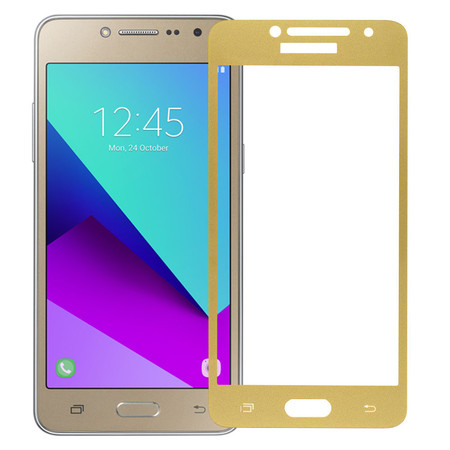 Защитное стекло П/П золотистое для Samsung Galaxy J2 Prime SM-G532F