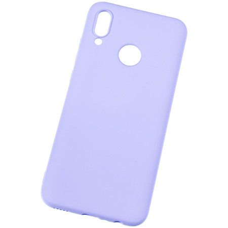 Чехол Silicone Case сиреневый для Honor 8X Premium