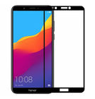 Защитное стекло для Honor 7C Pro, Huawei Enjoy 8, NOVA 2 lite, Y7 Prime, Y7 Pro 2018 полное покрытие (полноэкранное) черное