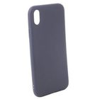 Чехол Silicone Case серый для Apple iPhone XR